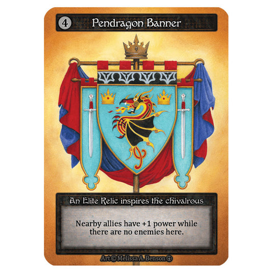 Pendragon Banner card from the Sorcery: Contested Realm set Arthurian Legends