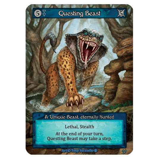 Questing Beast card from the Sorcery: Contested Realm set Arthurian Legends