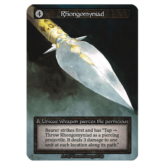 Rhongomyniad card from the Sorcery: Contested Realm set Arthurian Legends