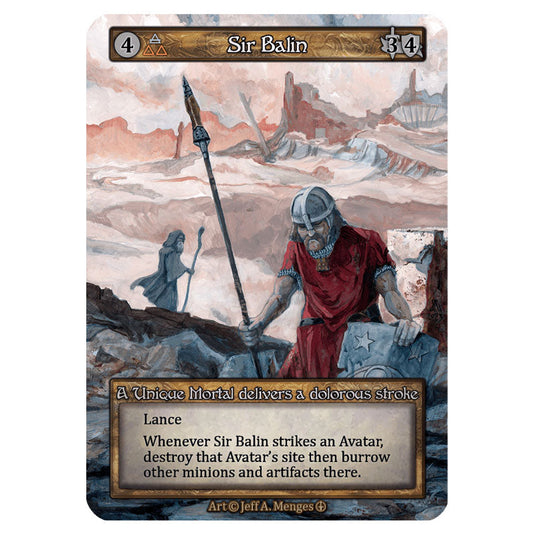 Sir Balin card from the Sorcery: Contested Realm set Arthurian Legends