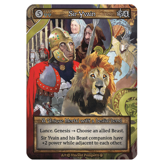 Sir Yvain card from the Sorcery: Contested Realm set Arthurian Legends