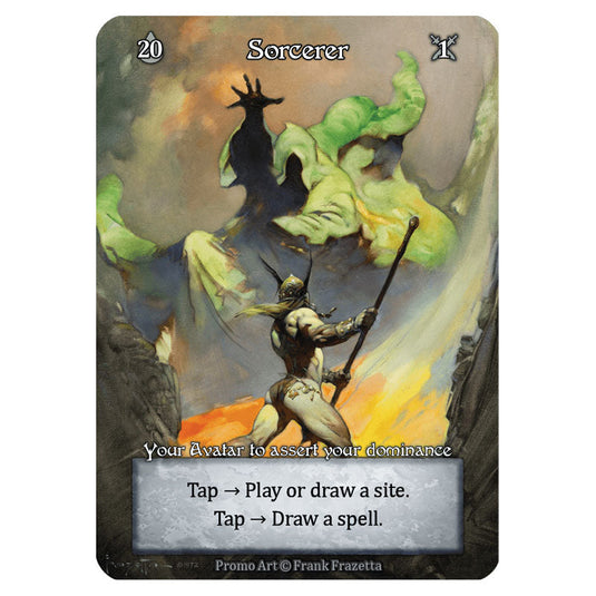 Sorcerer card from the Sorcery: Contested Realm set Arthurian Legends