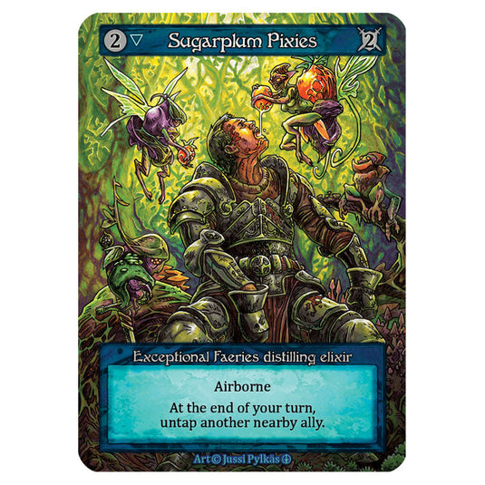 Sugarplum Pixies card from the Sorcery: Contested Realm set Arthurian Legends