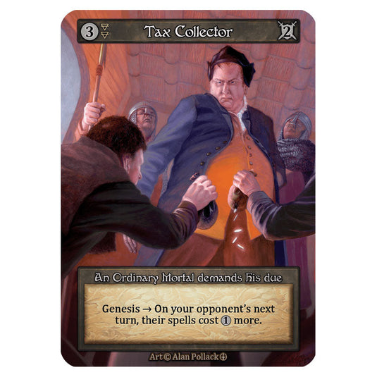 Tax Collector card from the Sorcery: Contested Realm set Arthurian Legends