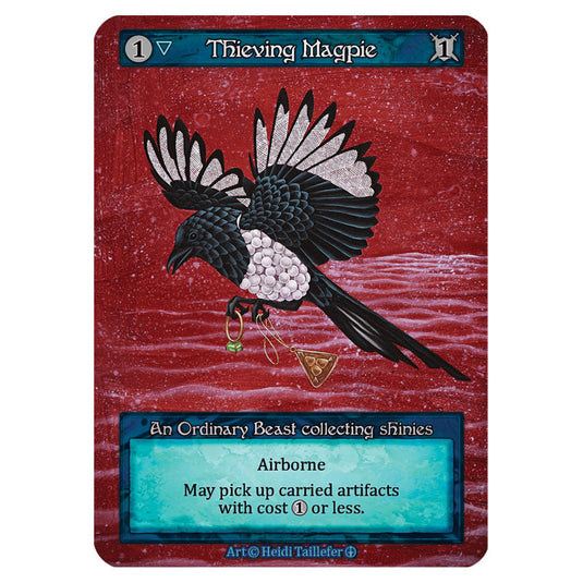 Thieving Magpie card from the Sorcery: Contested Realm set Arthurian Legends