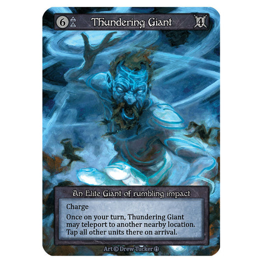 Thundering Giant card from the Sorcery: Contested Realm set Arthurian Legends