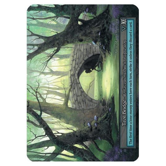 Troll Bridge card from the Sorcery: Contested Realm set Arthurian Legends