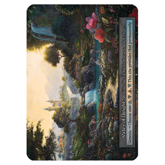 Valley of Delight card from the Sorcery: Contested Realm set Arthurian Legends