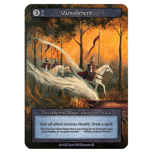 Vanishment card from the Sorcery: Contested Realm set Arthurian Legends