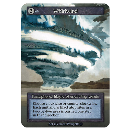Whirlwind card from the Sorcery: Contested Realm set Arthurian Legends