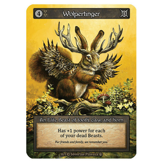 Wolpertinger card from the Sorcery: Contested Realm set Arthurian Legends