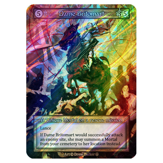 Dame Britomart FOIL card from the Sorcery: Contested Realm set Arthurian Legends