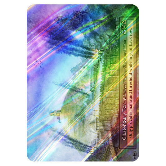 Glastonbury Tor FOIL card from the Sorcery: Contested Realm set Arthurian Legends