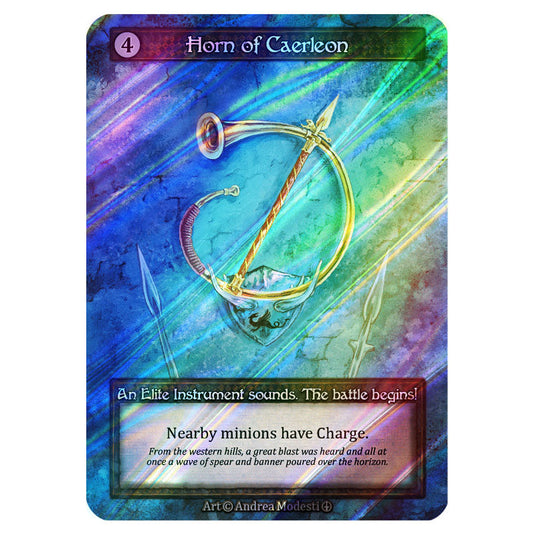 Horn of Caerleon FOIL card from the Sorcery: Contested Realm set Arthurian Legends