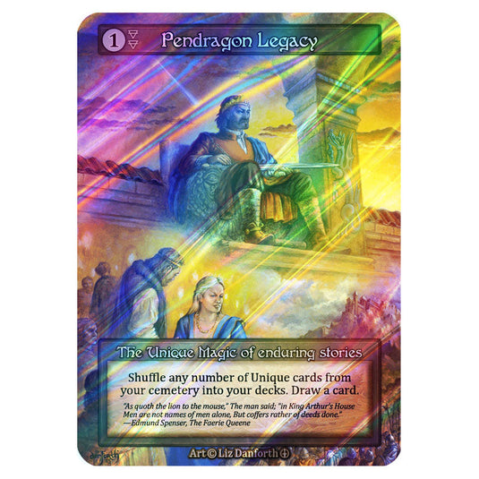 Pendragon Legacy FOIL card from the Sorcery: Contested Realm set Arthurian Legends