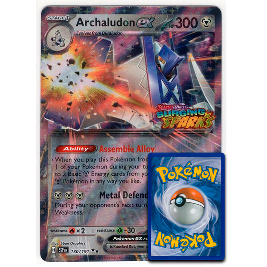 Pokemon - Archaludon ex - Oversized Card - 130/191