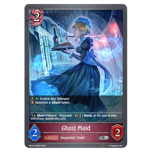 Ghost Maid BP10-082EN card from the Shadowverse: Evolve set Gods of the Arcana
