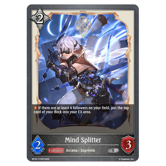 Mind Splitter BP10-117EN card from the Shadowverse: Evolve set Gods of the Arcana