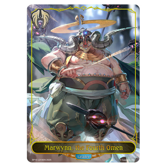 Marwynn, the Fourth Omen BP10-LD14EN card from the Shadowverse: Evolve set Gods of the Arcana