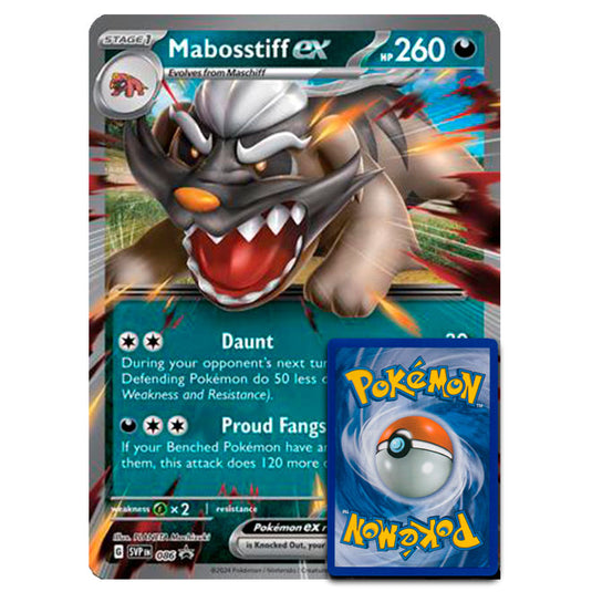 Pokemon - Mabosstiff ex - Oversized Promo Card - SVP086
