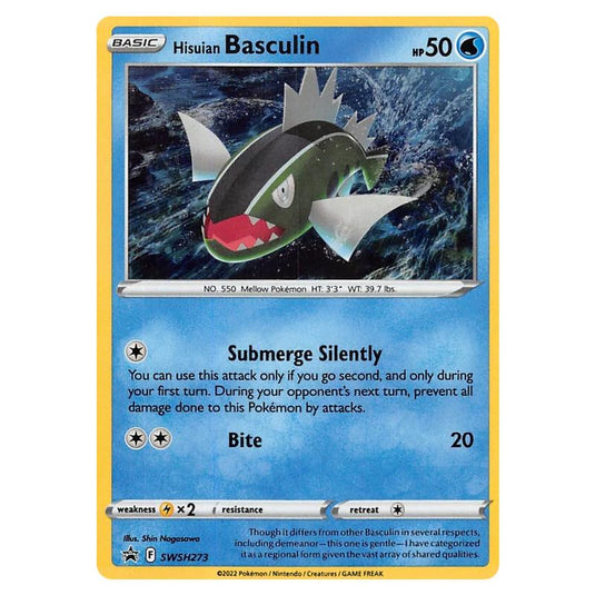Pokemon - Sword & Shield - SWSH Black Star Promos - Hisuian Basculin - SWSH273