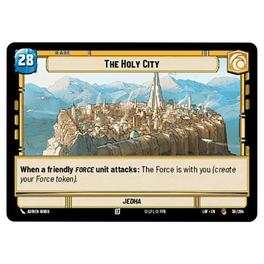 The Holy City card from the Star Wars Unlimited set Legends of the Force