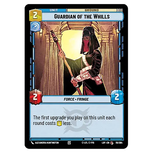 Guardian of the Whills card from the Star Wars Unlimited set Legends of the Force