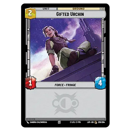 Gifted Urchin card from the Star Wars Unlimited set Legends of the Force