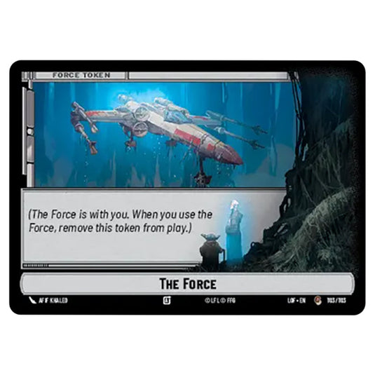 The Force card from the Star Wars Unlimited set Legends of the Force