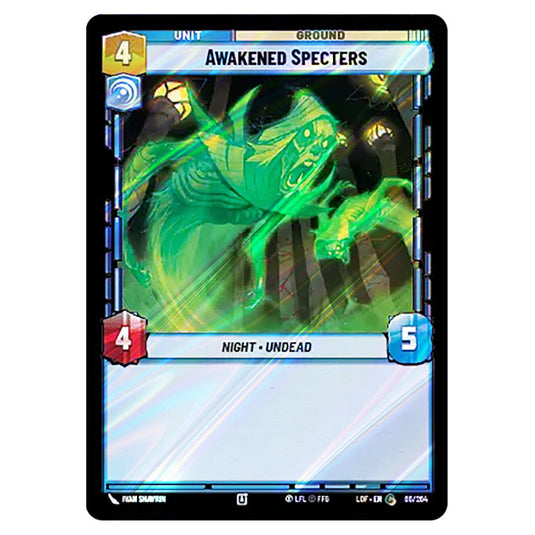 Awakened Specters card from the Star Wars Unlimited set Legends of the Force