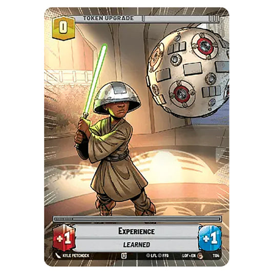 Experience card from the Star Wars Unlimited set Legends of the Force