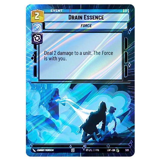 Drain Essence card from the Star Wars Unlimited set Legends of the Force