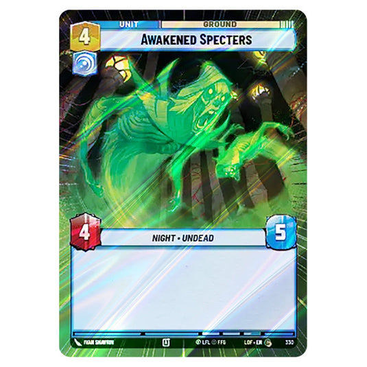 Awakened Specters card from the Star Wars Unlimited set Legends of the Force