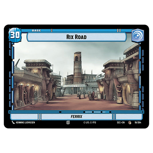 Rix Road card from the Star Wars Unlimited Set Secrets of Power