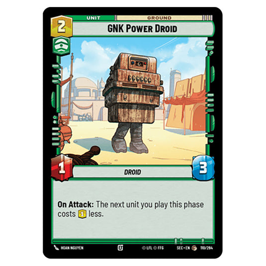 GNK Power Droid card from the Star Wars Unlimited Set Secrets of Power