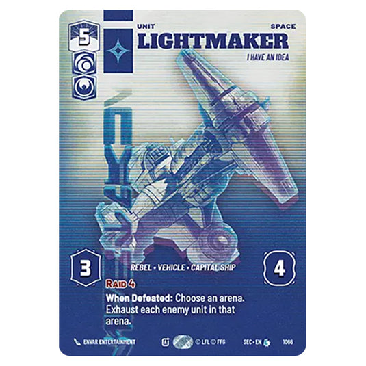 Lightmaker I Have An Idea card from the Star Wars Unlimited Set Secrets of Power