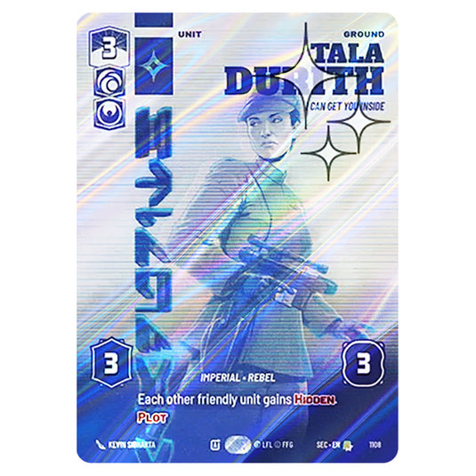 Tala Durith I Can Get You Inside card from the Star Wars Unlimited Set Secrets of Power