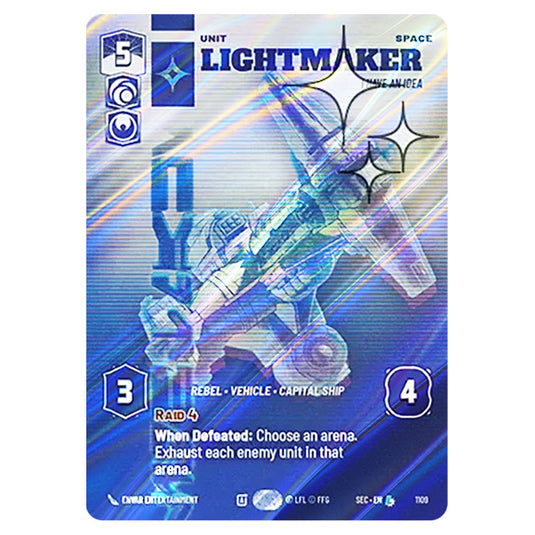 Lightmaker I Have An Idea card from the Star Wars Unlimited Set Secrets of Power