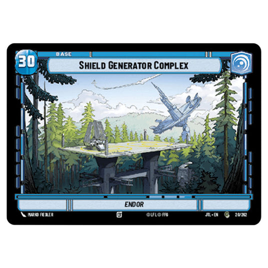 Shield Generator Complex Common card from the Star Wars Unlimited set Jump to Lightspeed