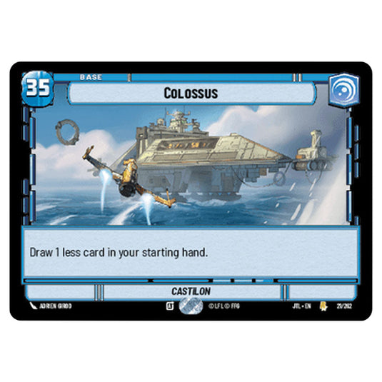 Colossus Rare card from the Star Wars Unlimited set Jump to Lightspeed