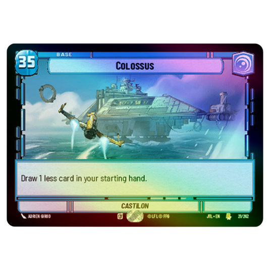 Colossus Rare card from the Star Wars Unlimited set Jump to Lightspeed
