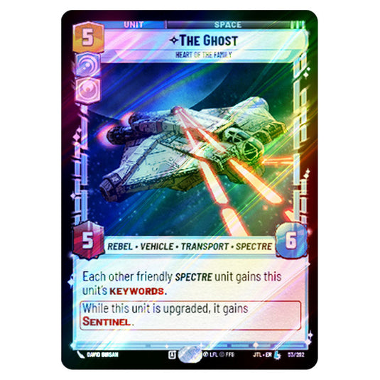 The Ghost Heart of the Family Legendary card from the Star Wars Unlimited set Jump to Lightspeed