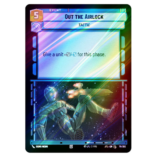 Out the Airlock Common card from the Star Wars Unlimited set Jump to Lightspeed