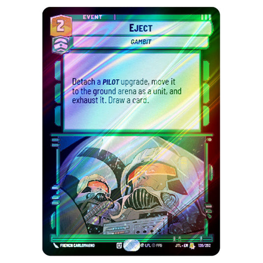 Eject Rare card from the Star Wars Unlimited set Jump to Lightspeed
