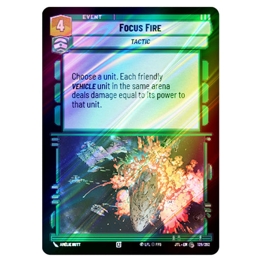 Focus Fire Common card from the Star Wars Unlimited set Jump to Lightspeed