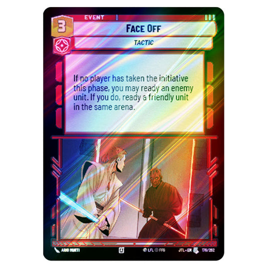 Face Off Uncommon card from the Star Wars Unlimited set Jump to Lightspeed