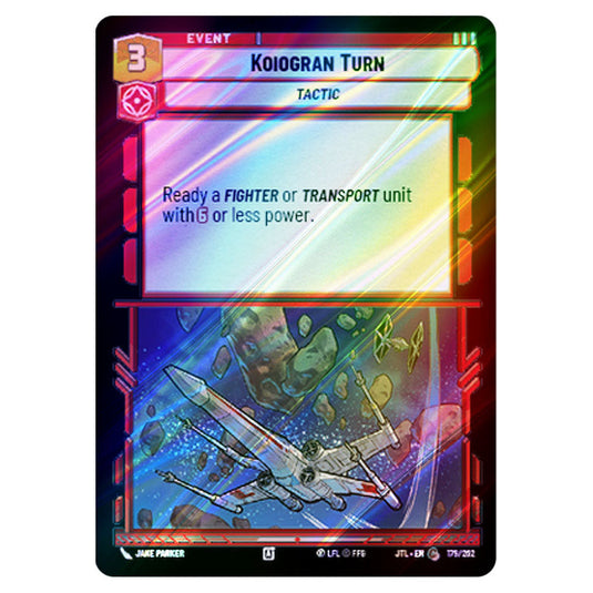 Koiogran Turn Common card from the Star Wars Unlimited set Jump to Lightspeed