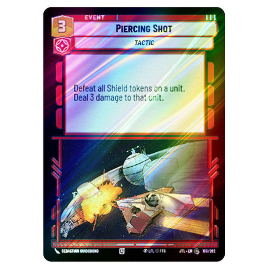 Piercing Shot Common card from the Star Wars Unlimited set Jump to Lightspeed