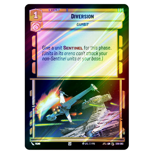 Diversion Common card from the Star Wars Unlimited set Jump to Lightspeed