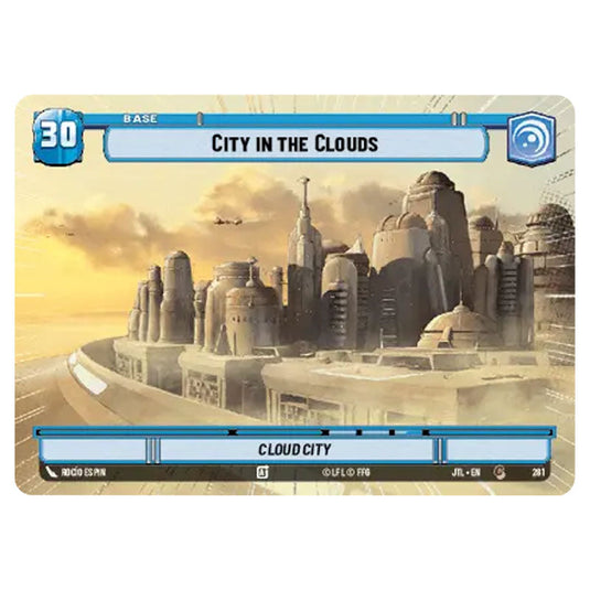 City in the Clouds Common card from the Star Wars Unlimited set Jump to Lightspeed